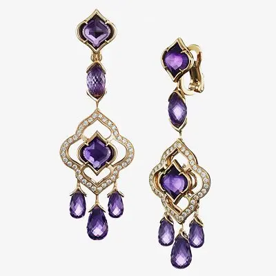 Серьги Imperiale с аметистами и бриллиантами от Chopard
